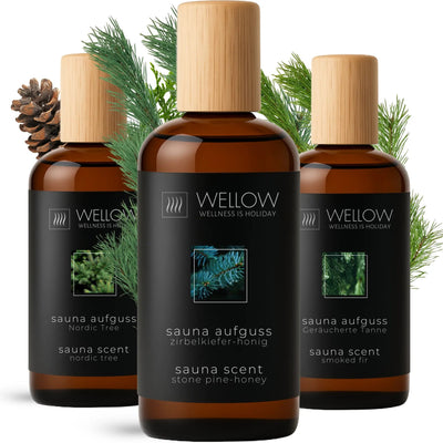 3er Sauna Aufguss Set - Holzig & Erdend