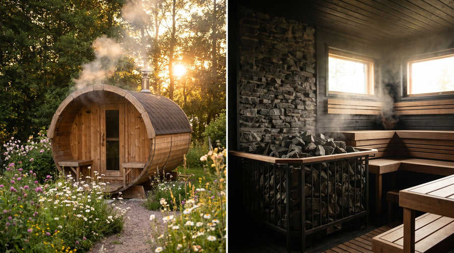 Fasssauna vs. klassische Sauna – was sind die Unterschiede?